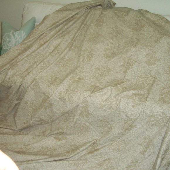 Martha Stewart MACY's Full/Queen Duvet Cover & 2 Pillow Cases "CORAL SPRAY" - Picture 4 of 7